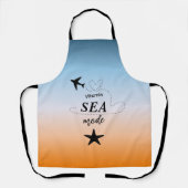Vitamin Sea Mode Orange Sommerfarbe Schürze (Vorderseite)