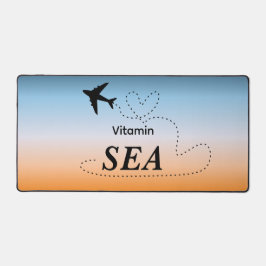 Vitamin Sea Orange Sommerfarbe Schreibtischunterlage