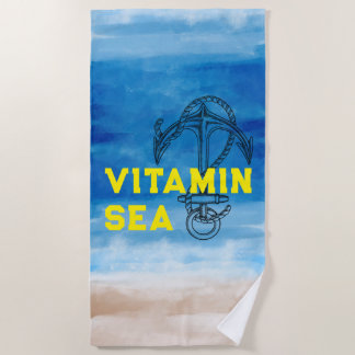 "Vitamin Sea - Perfect for Summer 2025" Strandtuch