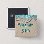 Vitamin-SEA-Taste Strand Button (Vorne & Hinten)