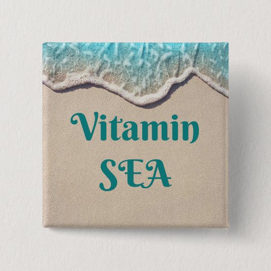 Vitamin-SEA-Taste Strand Button (Vorderseite)