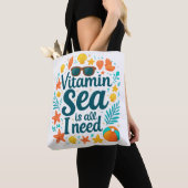 Vitamin Sea Tote Bag - Ocean Lover's Beach Adventu Tasche (Von Nahem)