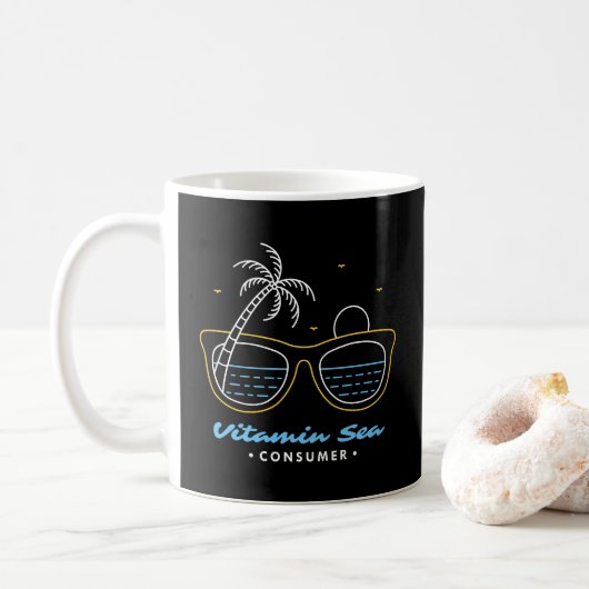 Vitamin Sea Verbraucher 1 Kaffeetasse (Mit Donut)