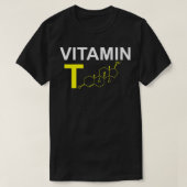Vitamin T Testosteron-Bodybuilding T-Shirt (Design vorne)
