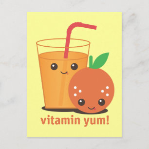 Vitamin Yum Postkarte