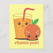 Vitamin Yum Postkarte (Vorderseite)