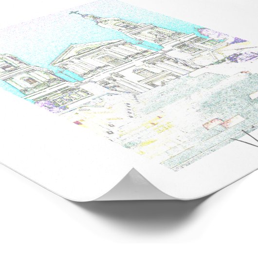 Vitebsk Church Architecture Poster (Ecke)