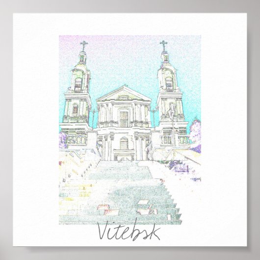 Vitebsk Church Architecture Poster (Vorne)