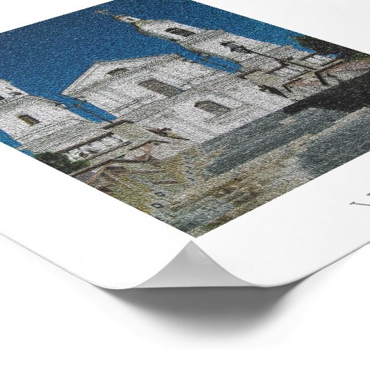 Vitebsk Church Architecture Poster (Ecke)