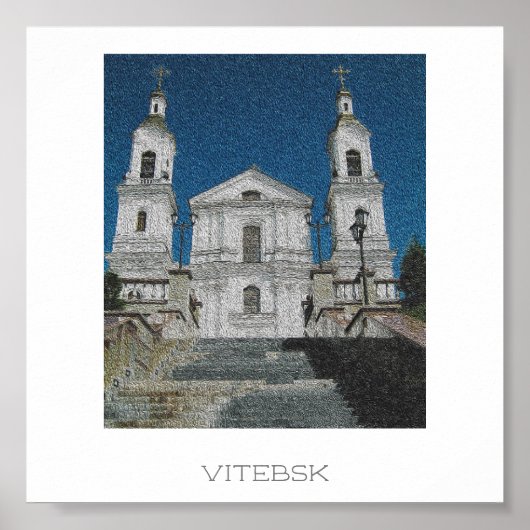 Vitebsk Church Architecture Poster (Vorne)