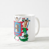 Vitebsk-Stadt COA, Weißrussland Kaffeetasse (VorderseiteRechts)