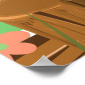 Viti Levu Urlaubsposter. Poster (Ecke)