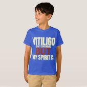 Vitiligo Bewusstseins-T-Shirt T-Shirt (Vorne ganz)
