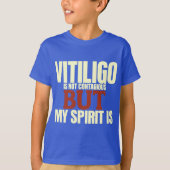 Vitiligo Bewusstseins-T-Shirt T-Shirt (Vorderseite)