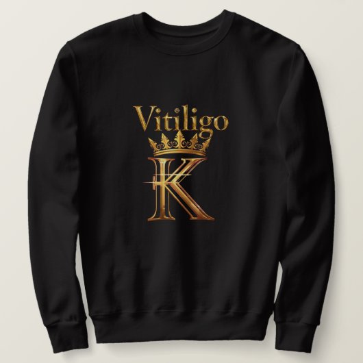 Vitiligo King Sweatshirt (Design vorne)