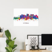 Vitoria Brazil Skyline Poster (Heimbüro)