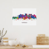 Vitoria Brazil Skyline Poster (Küche)