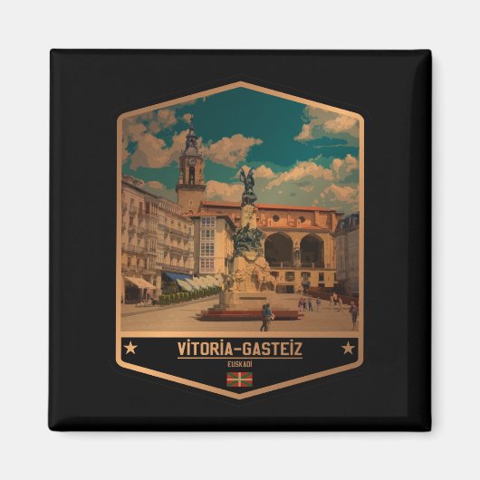 Vitoria-Gasteiz Magnet (Vorne)
