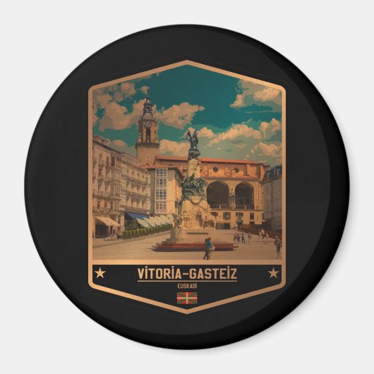 Vitoria-Gasteiz Magnet (Vorne)