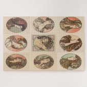 Vitrail Masterpiece: Boutique Fouquet von Mucha Puzzle (Horizontal)