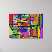 Vitral Hartglas Leinwanddruck (Vorderseite)