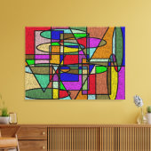 Vitral Hartglas Leinwanddruck (Insitu (Wohnzimmer))