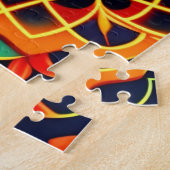 Vitral Style Colorful Mandala Puzzle (Seite)