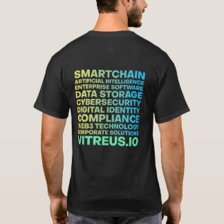VITREUS T - Shirt (vorne und hinten) | SCHWARZ