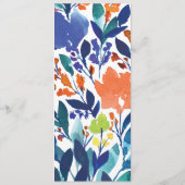 Vitrine Blossom Menu Card Menükarte (Rückseite)