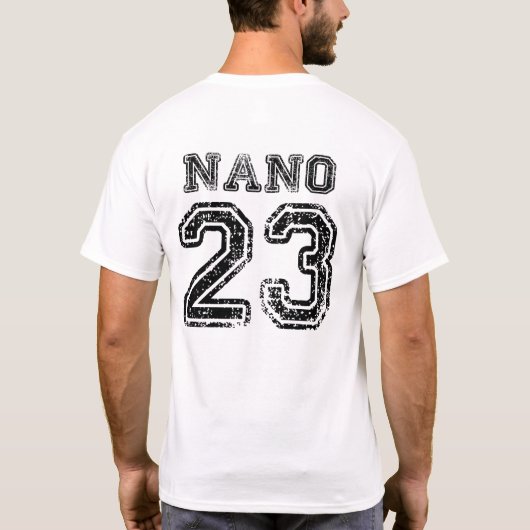 Vitriol, schwarzer Text, groß, nano 23 T-Shirt (Rückseite)