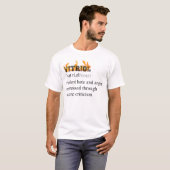 Vitriol, schwarzer Text, groß, nano 23 T-Shirt (Vorne ganz)