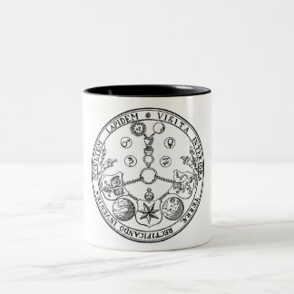 VITRIOL-TASSEN-FREIMAURER ZWEIFARBIGE TASSE