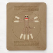 Vitruvian Affe Mousepad (Vorne)