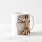 Vitruvian alien kaffeetasse (VorderseiteRechts)