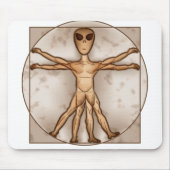 Vitruvian alien mousepad (Vorne)