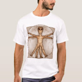 Vitruvian alien T-Shirt (Vorderseite)