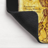 Vitruvian Dampf-Bot Mousepad (Ecke)