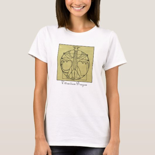 vitruvian Drache T-Shirt (Vorderseite)