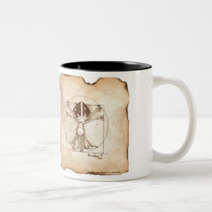 Vitruvian Goober-Tasse Zweifarbige Tasse