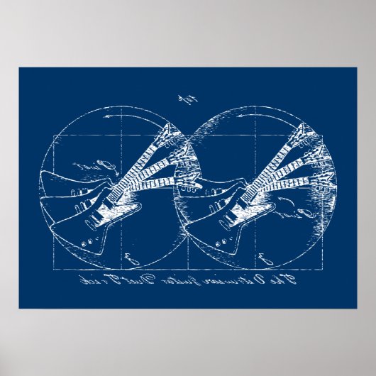 Vitruvian Guitars Poster (Vorne)