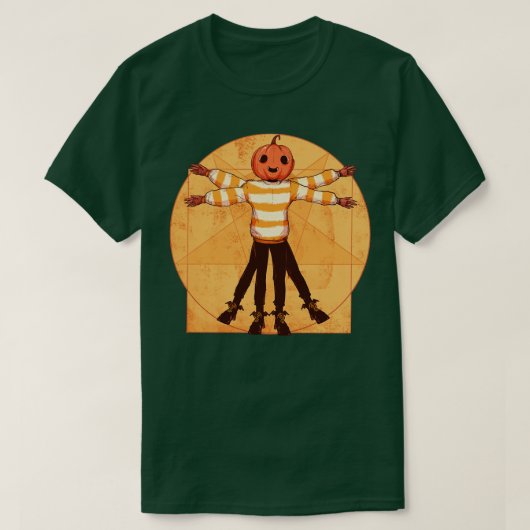Vitruvian Halloween T-Shirt (Design vorne)