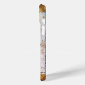 VITRUVIAN MAN , antikes braunes Pergament Case-Mate iPhone Hülle (Rückseite / Links)