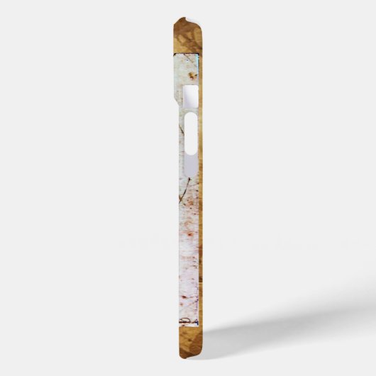 VITRUVIAN MAN , antikes braunes Pergament Case-Mate iPhone Hülle (Rückseite / Links)