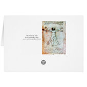 VITRUVIAN MAN Antique Perchment (Rückseite Horizontal)