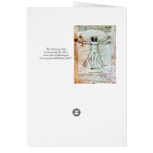 VITRUVIAN MAN Antique Perchment (Hinten)