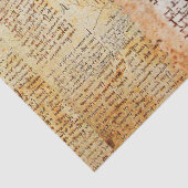 VITRUVIAN MAN Antique Perchment Seidenpapier (Detail)