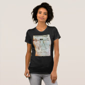 VITRUVIAN MAN Antique Perchment T-Shirt (Vorne ganz)