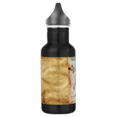 VITRUVIAN MAN Antique Perchment Trinkflasche (Links)