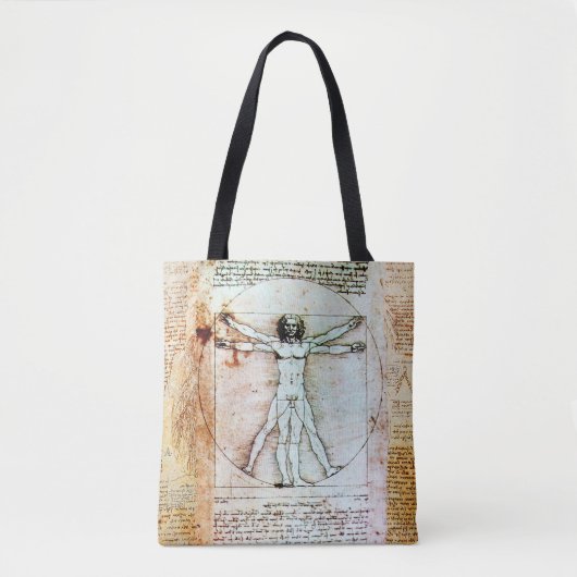 VITRUVIAN MAN Antiquitätenmuseum Tote Tasche (Vorderseite)