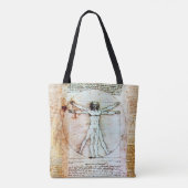 VITRUVIAN MAN Antiquitätenmuseum Tote Tasche (Rückseite)